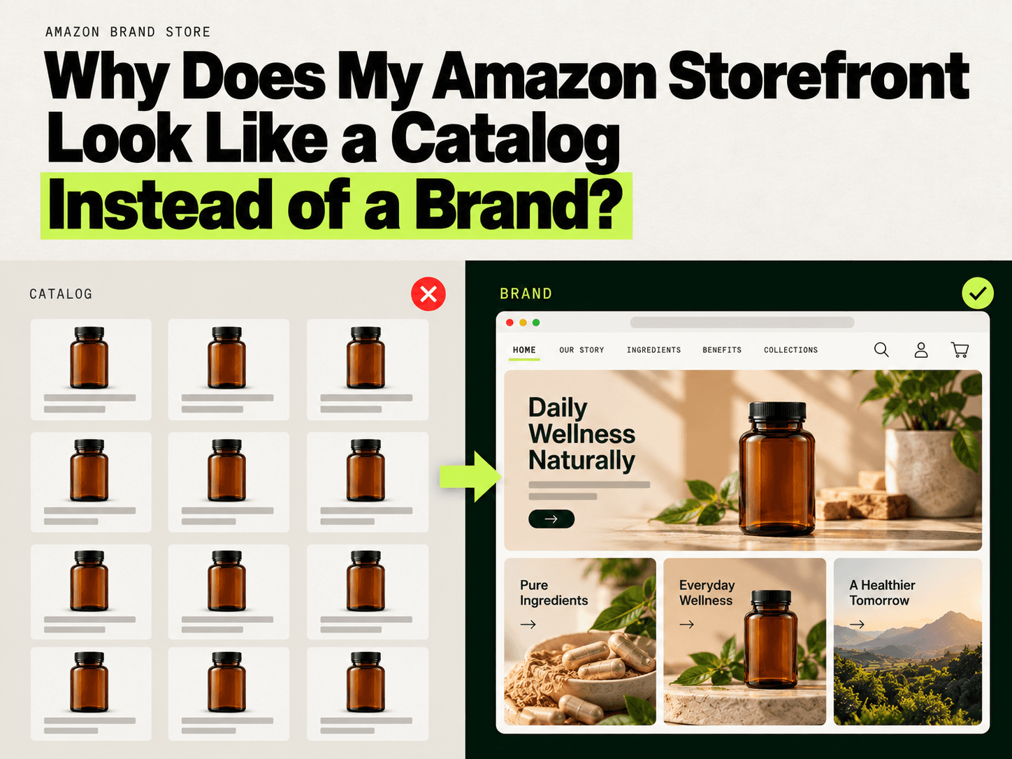 Why Does My Amazon Storefront Look Like a Catalog Instead of a Brand?